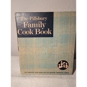 The Pillsbury Family Cook Book Vintage Americana 1963 Hardcover 5 Ring Binder